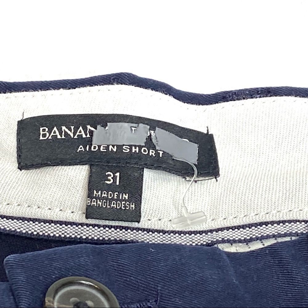 Banana Republic NWOT navy blue aiden shorts size 31 - Picture 6 of 13